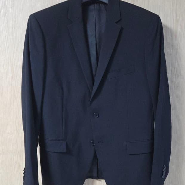 (착샷) 띠어리 슬림 수트 울 블레이저 자켓 