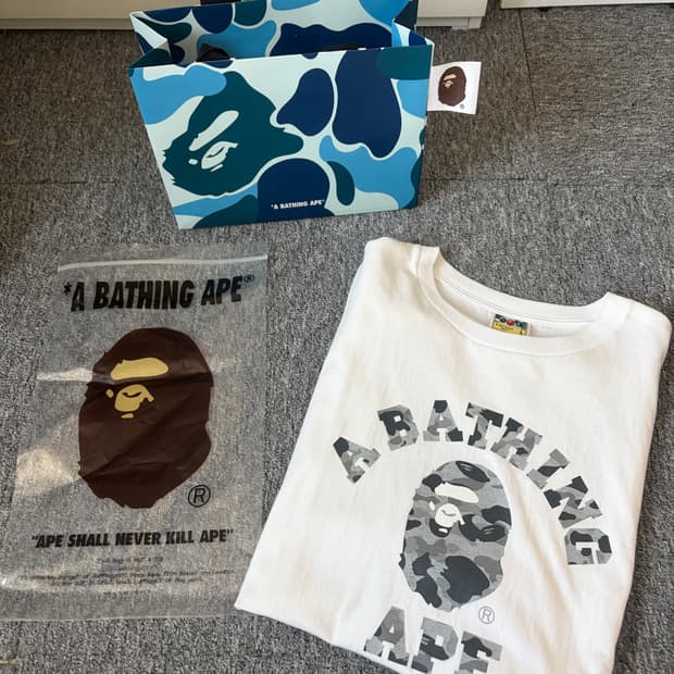 베이포 카모컬리지 화이트그레이 라지