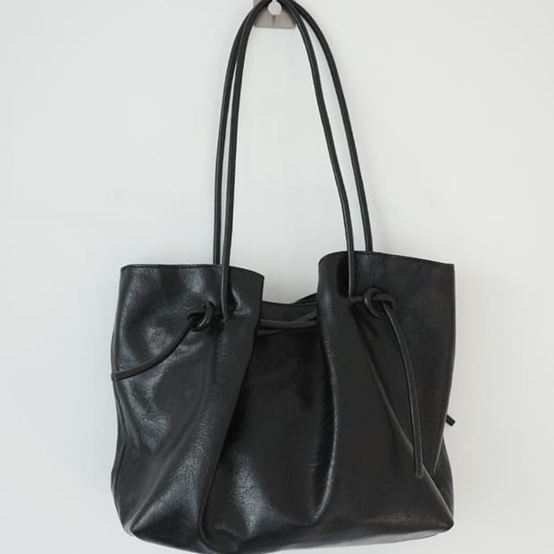 rope leather shoulder bag