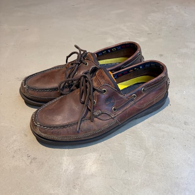255) Timberland 헤리티지 레더 보트 슈즈