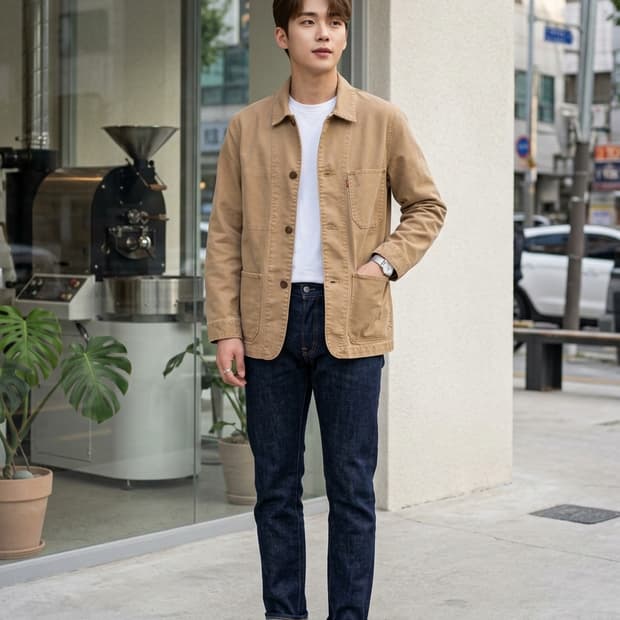 리바이스(Levi's) 캔버스 워크 자켓 초어 코트