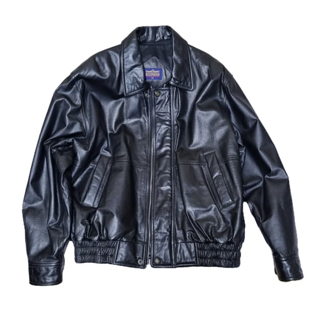 소가죽 레더 자켓