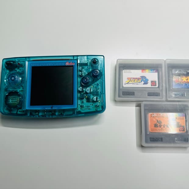 SNK 네오지오 포켓 컬러 NGPC + 메탈슬러그 등 알팩 3개 판매