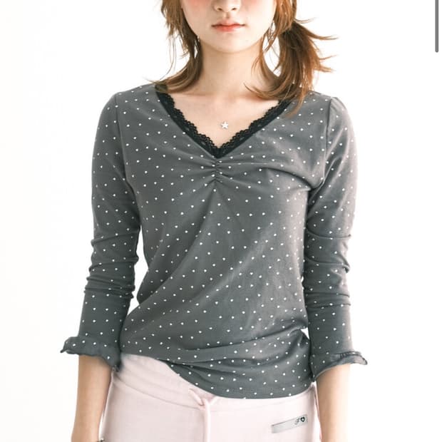 샵페어리 하트 레이스 탑