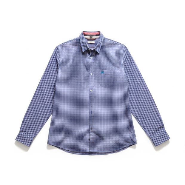 버버리 체크 긴팔셔츠 XL