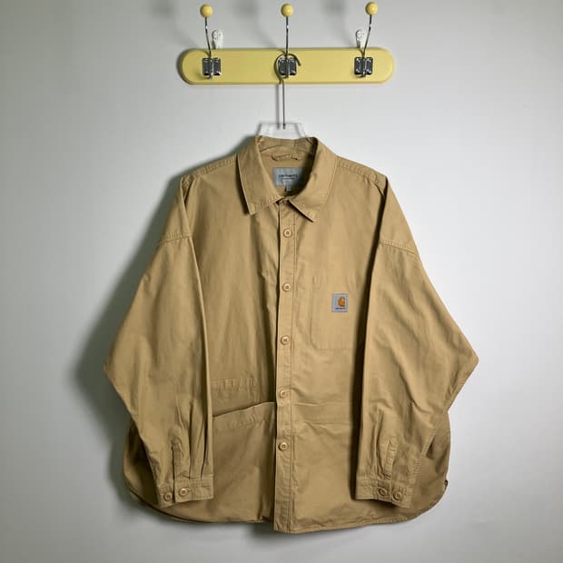 칼하트wip 베이지 셔츠 자켓 L