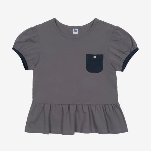 TCM button mini pocket T (navy)