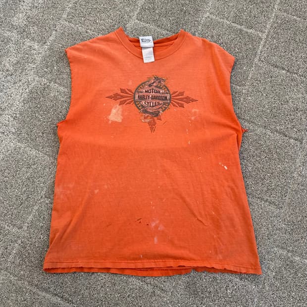 00s Vintage Harley Davidson x Hanes