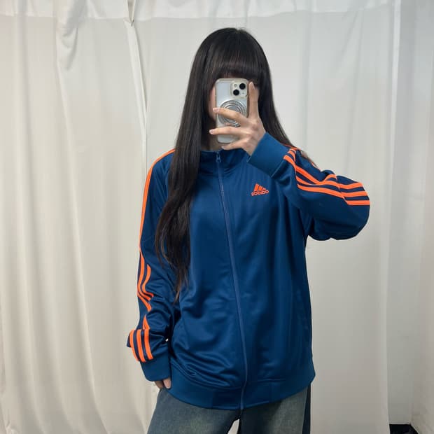 Adidas Navy Orange Taekwondo Jersey