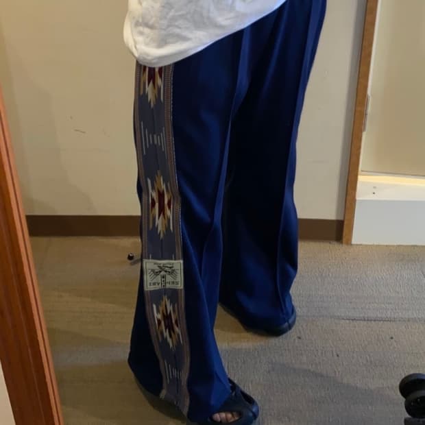 캐피탈 스무스 저지 코치 트랙팬츠 1 네이비 제피르 사이드라인 부츠컷