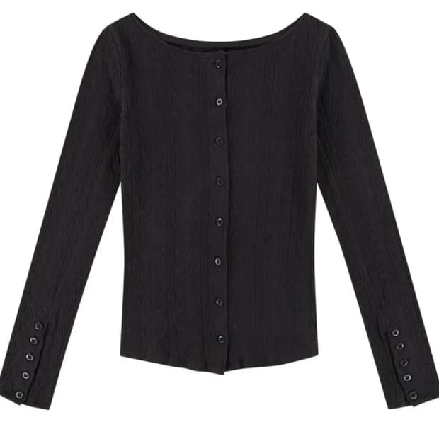 코이세이오 투웨이 롱슬리브 챠콜