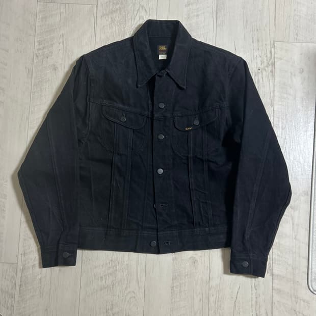 RRL LOT 271 블랙 데님 자켓 멕시코산 구형 M