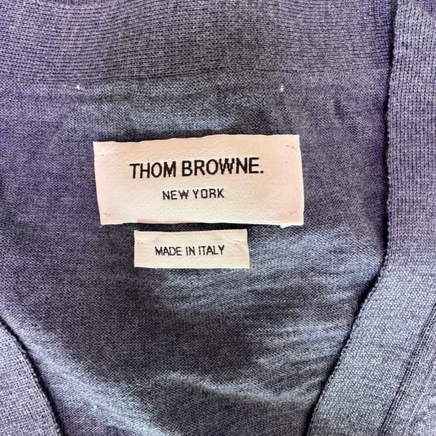 톰브라운 가디건 3 SIZE 블루&네이비 / 모델명 mkc002a / 실