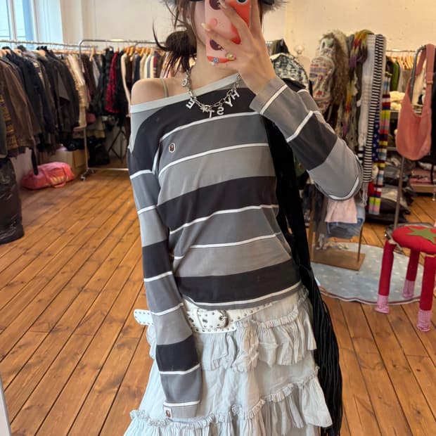 베이프 단가라 롱슬리브