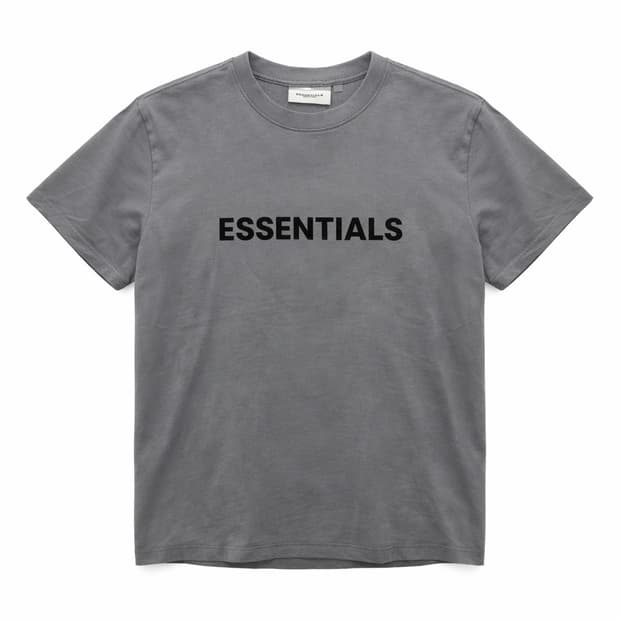 에센셜 반팔 티셔츠 L 회색