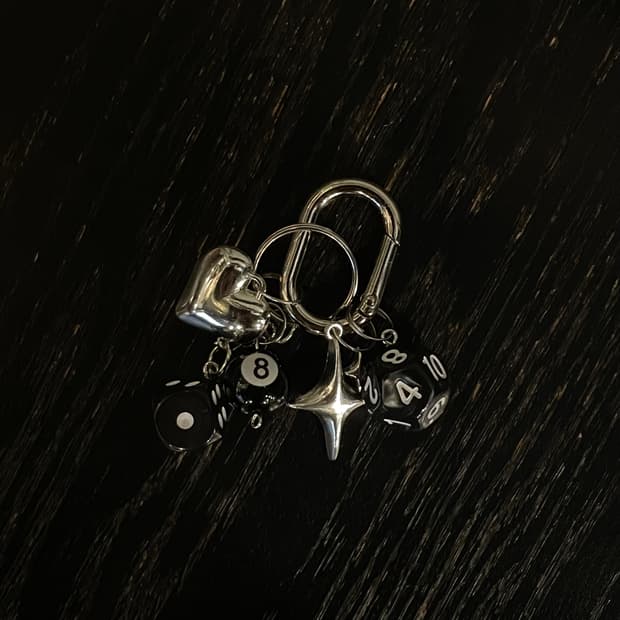 🖤블랙 주사위 키링🖤
