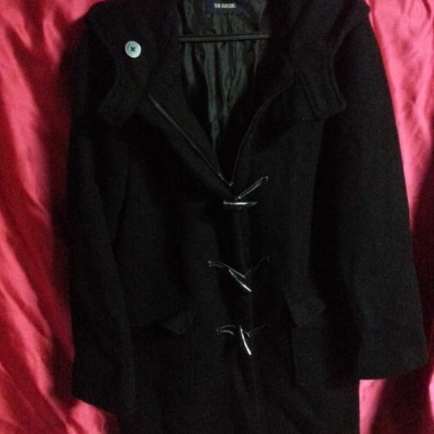 쏘베이직 SO BASIC 모직 코트 블랙 66 (가슴둘레90)