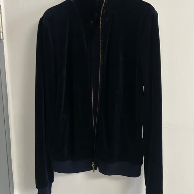 폴로 벨벳 집업 S