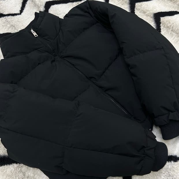 [S]라퍼지 포 우먼 덕다운 숏 패딩/블랙