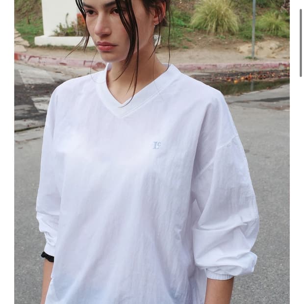 로우클래식 나일론 스웻셔츠