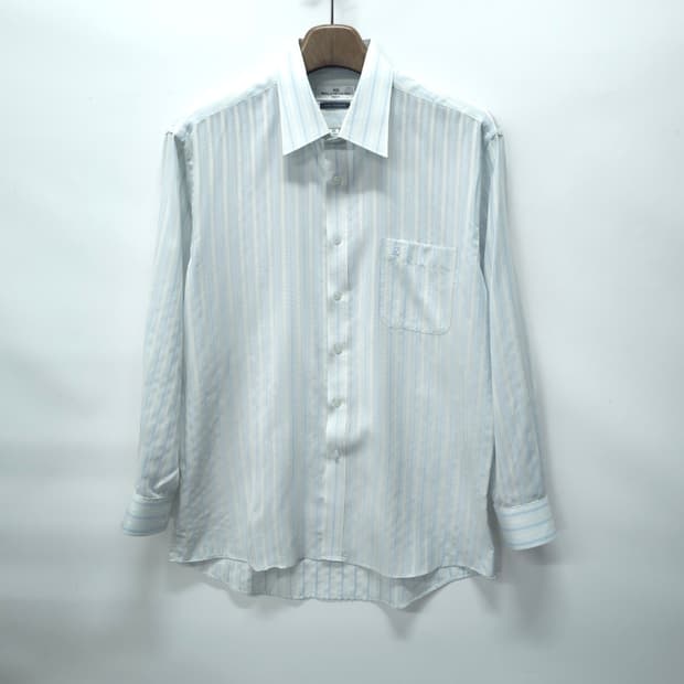 발렌시아가 울실크혼방 클래식 스트라이프 봄여름 셔츠 (105)