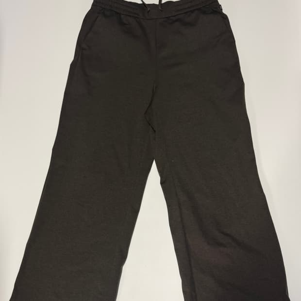 여성 안다르 24년도 와이드 트레이닝 밴딩 팬츠 XL 카키브라운