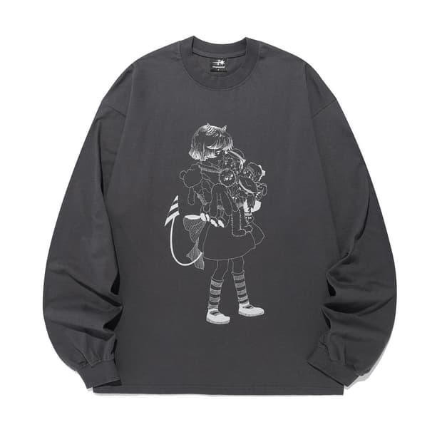 나이스고스트클럽 little devil girl charcoal