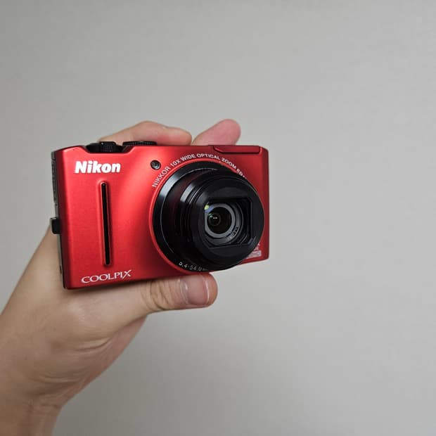 팝업플래시 🌟 니콘 쿨픽스 S8100 레드 nikon coolpix
