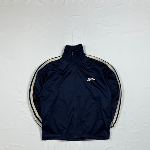 90’s 푸마 퓨마 puma 스펠아웃 로고 집업 져지 트랙자켓