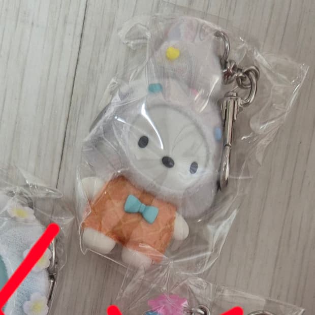 산리오 치비토모 2탄 스위츠 디저트 키링 챰 포챠코