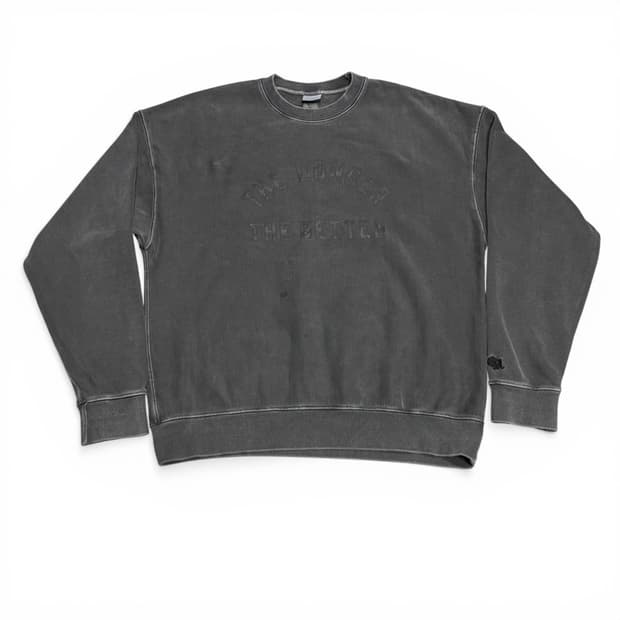 L 아웃스탠딩 피그먼트 오버핏 맨투맨