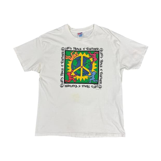 빈티지 90s  Keith Haring 키스해링 티셔츠