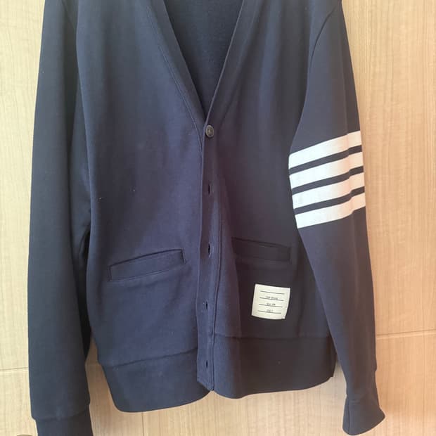 톰브라운 가디건 네이비