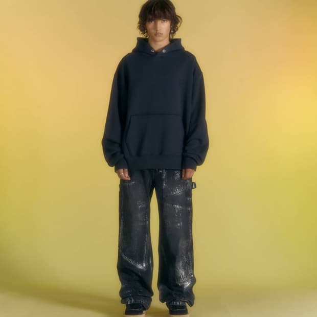 앤더슨벨 에센셜 유니섹스  하트 후디