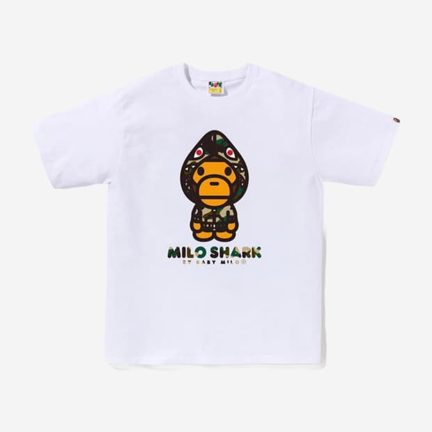 베이프 마일로 샤크 반팔 L