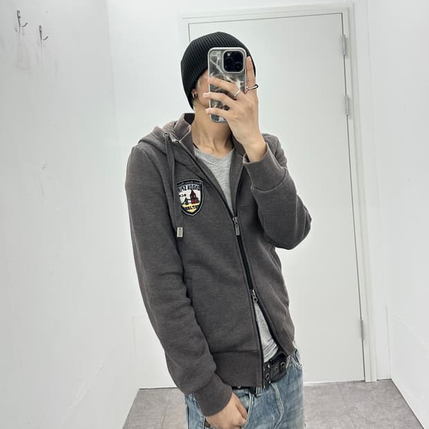 B.C.R CRUX vintage patch hood zip