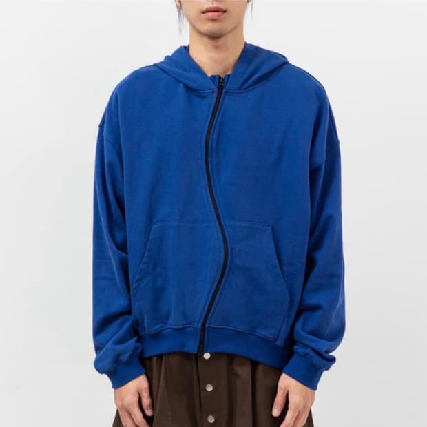 [구매] fff포스탈서비스 커브드 집업 후드