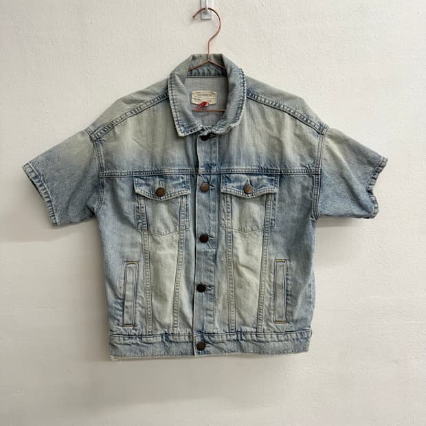 Made USA 커렌트엘리엇 우먼스 반팔 청자켓