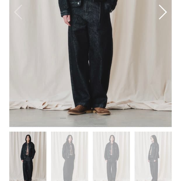 아트이프액츠 데님 트러커자켓 워시드 블랙 L