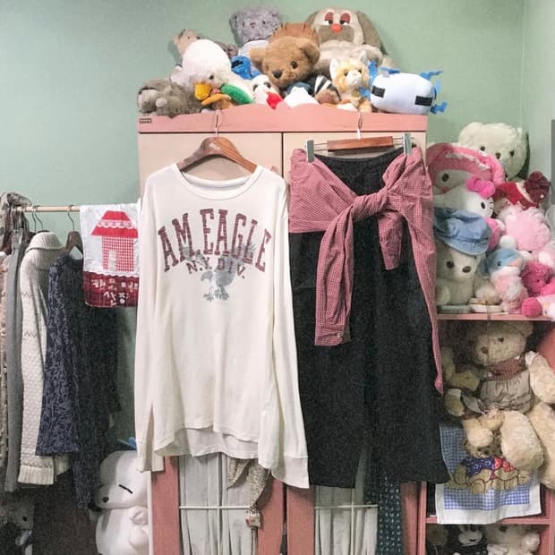 카모메산장 빈티지 카고 와이드팬츠 개별 단품 판매