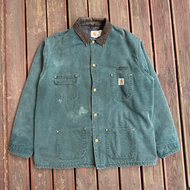 칼하트 그린 초어자켓