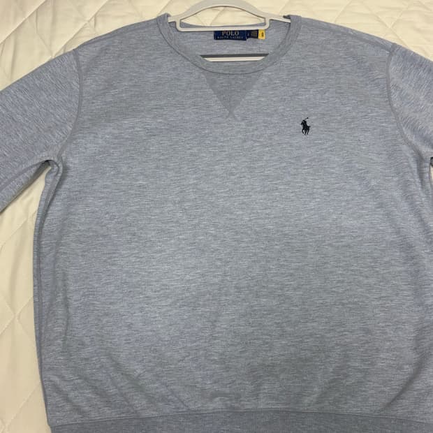 [정품QR]폴로 랄프로렌 맨투맨 그레이 L(100)