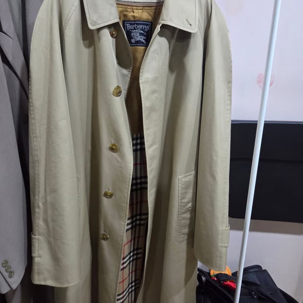 버버리 싱글 트렌치코트