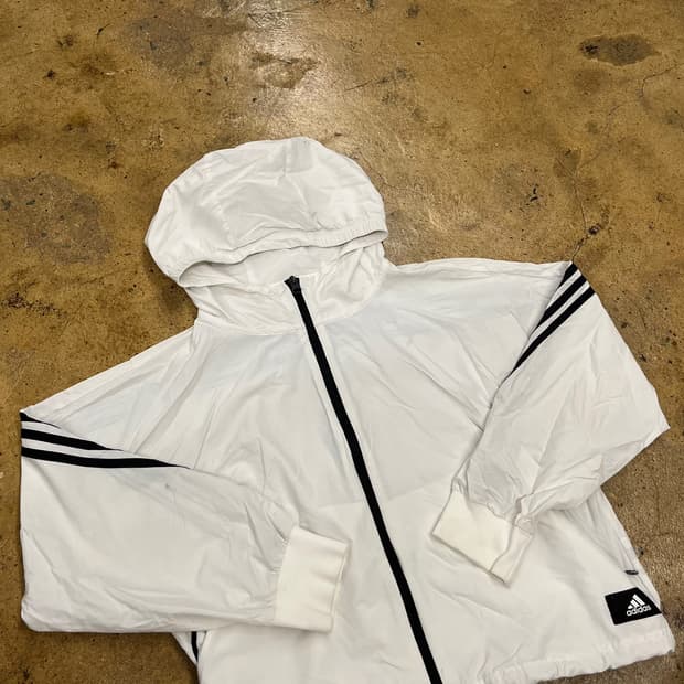 [정품/S] 아디다스 퓨처아이콘 오버핏 크롭 바람막이 b8