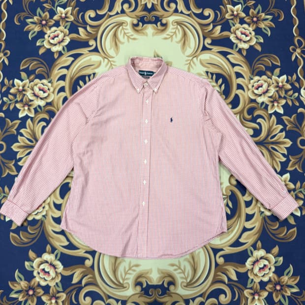 (L)00s폴로 랄프로렌 클래식핏 깅엄체크셔츠