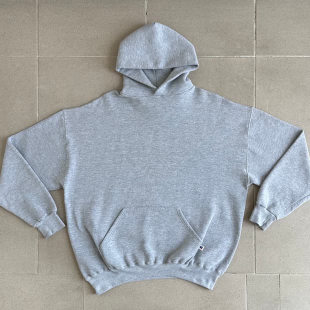 90s 빈티지 러셀 후드 그레이 XXL USA