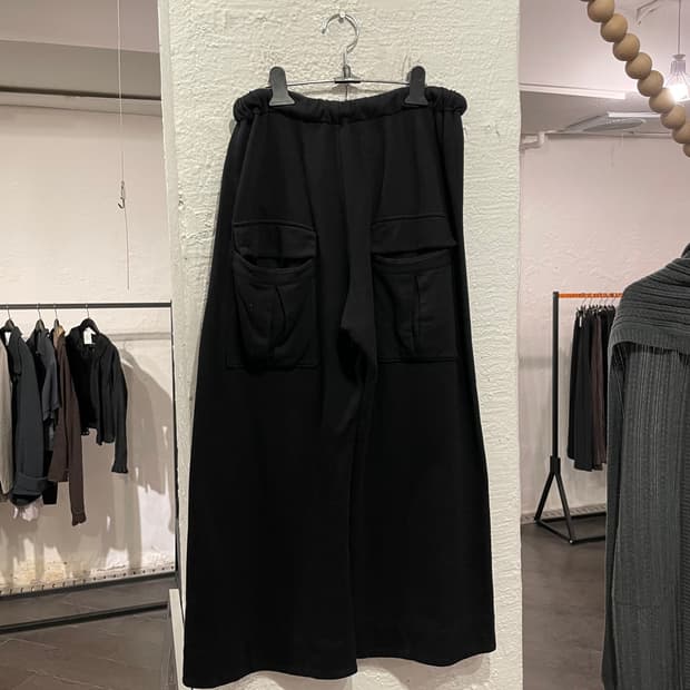 요지야마모토 크롭 와이드 팬츠