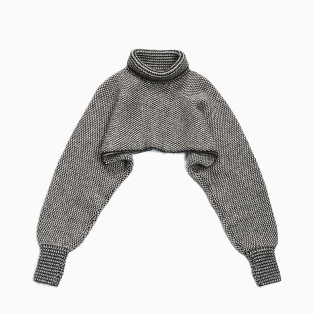  blurhms Turtleneck knit scarf