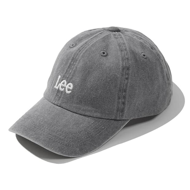 리 트위치 로고 피그먼트 볼캡 차콜