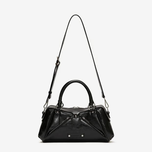 썬번프로젝트 미니 모스백 숄더백 블랙